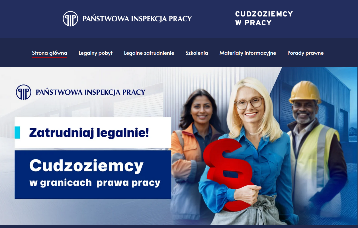 Zdjęcie artykułu Strona Państwowej Inspekcji Pracy dot. legalnego zatrudnienia cudzoziemców