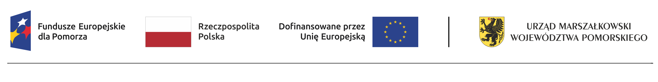 Fundusze Europejskie Dla Pomorza - Rzeczpospolita Polska - Dofinansowane przez Unię Europejską - Urząd Marszałkowski Województwa Pomorskiego