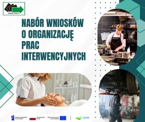 Obrazek dla: NABÓR WNIOSKÓW O ORGANIZACJĘ PRAC INTERWENCYJNYCH